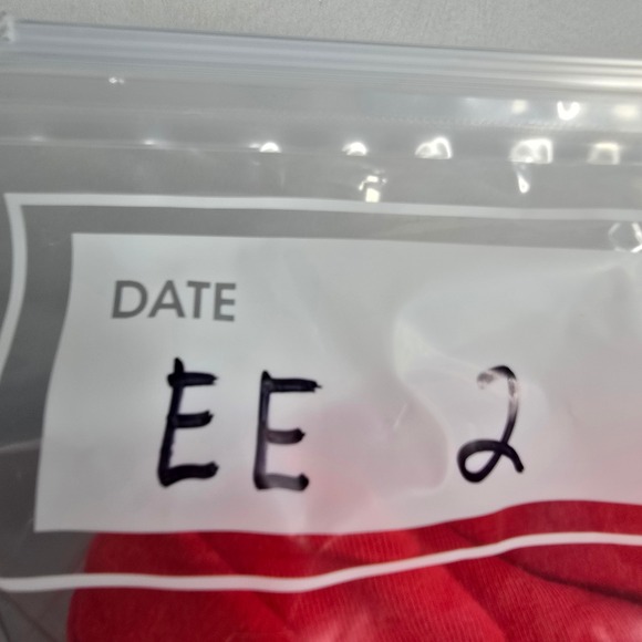 Champion Men's Red Long‎ Sleeve Crewneck T-Shirt Authentic Athleticwear Size 2XL - Picture 8 of 8